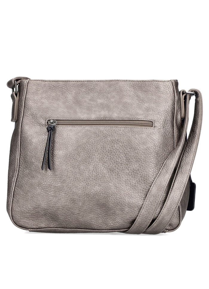 Rieker, tas, dames, met magnetische sluiting op voorvak BRONSZWART